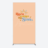Aperturee - Aperturee Sweet Here Comes The Sun Baby Shower Rectangle Backdrop